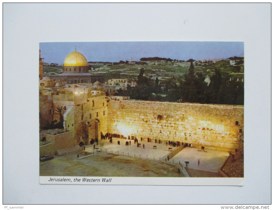 Israel / Holy Land über 100 Belege / Postkarten / Luftpost / Freistempel / Aerogramme usw.Toller Posten aus Korespondenz