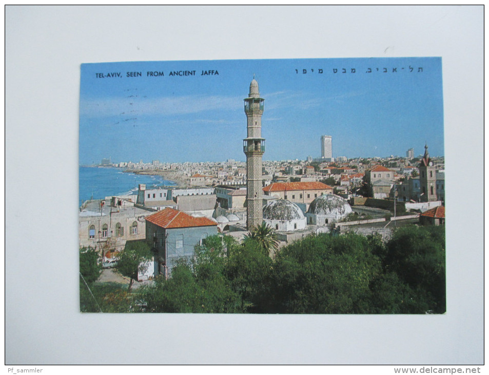 Israel / Holy Land über 100 Belege / Postkarten / Luftpost / Freistempel / Aerogramme usw.Toller Posten aus Korespondenz