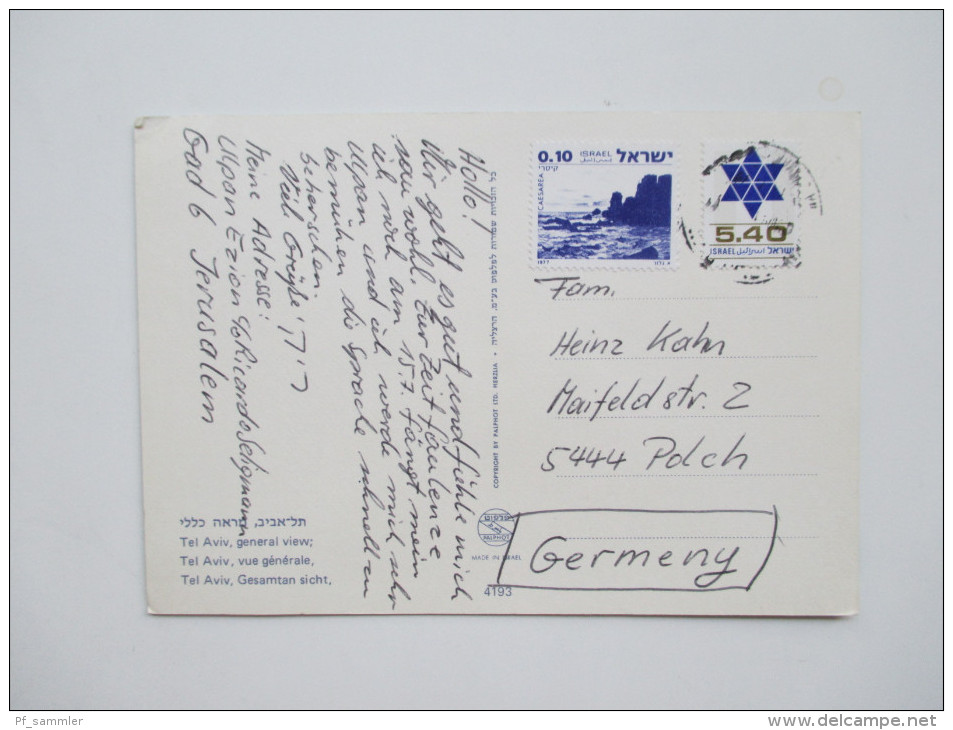 Israel / Holy Land über 100 Belege / Postkarten / Luftpost / Freistempel / Aerogramme usw.Toller Posten aus Korespondenz