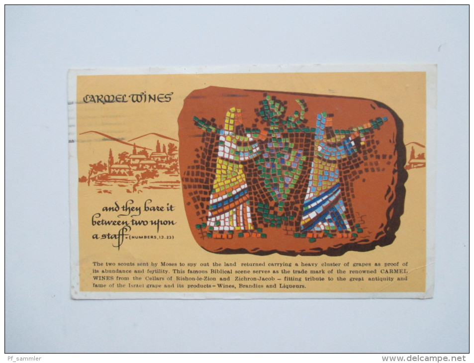 Israel / Holy Land über 100 Belege / Postkarten / Luftpost / Freistempel / Aerogramme usw.Toller Posten aus Korespondenz