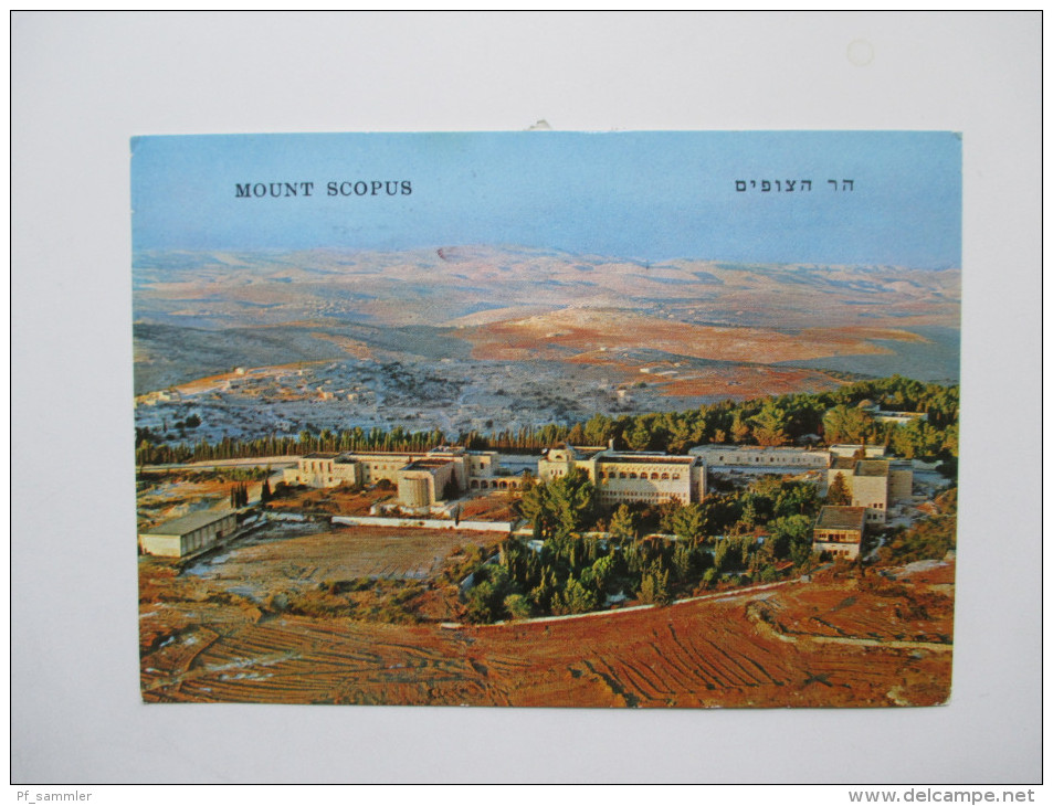 Israel / Holy Land über 100 Belege / Postkarten / Luftpost / Freistempel / Aerogramme usw.Toller Posten aus Korespondenz