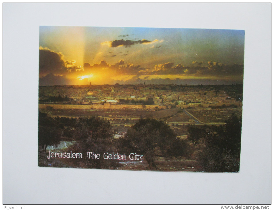 Israel / Holy Land über 100 Belege / Postkarten / Luftpost / Freistempel / Aerogramme usw.Toller Posten aus Korespondenz