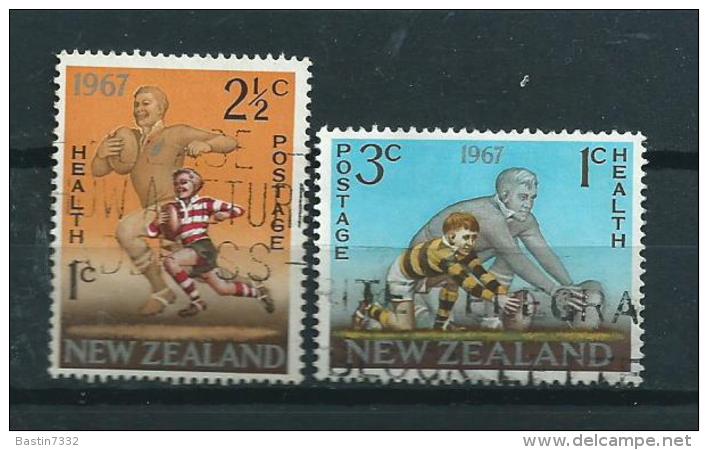 1967 New Zealand Complete Set Health,sport,rugby Used/gebruikt/oblitere - Gebruikt