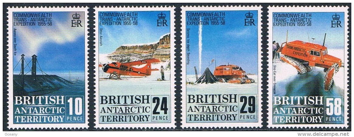 Territoire Antarctique Britannique - 30e Anniversaire De L'expédition Transantarctique Du Commonwealth 168/171 ** - Neufs