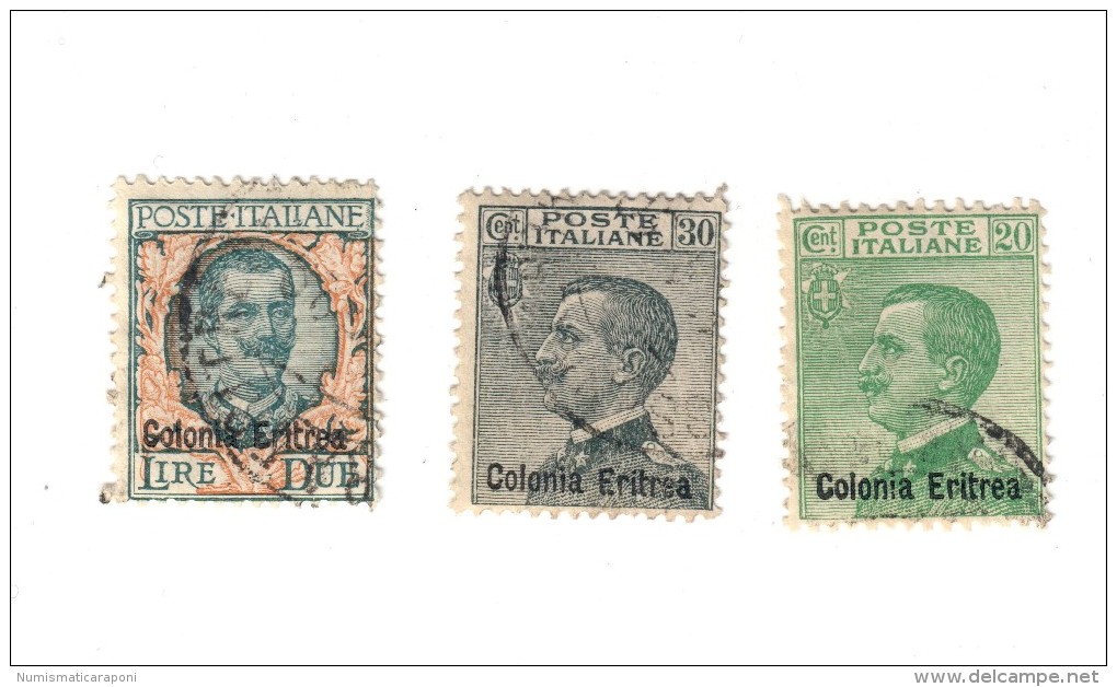 Eritrea 1925 S.20 Usata  Fra.780 - Eritrea