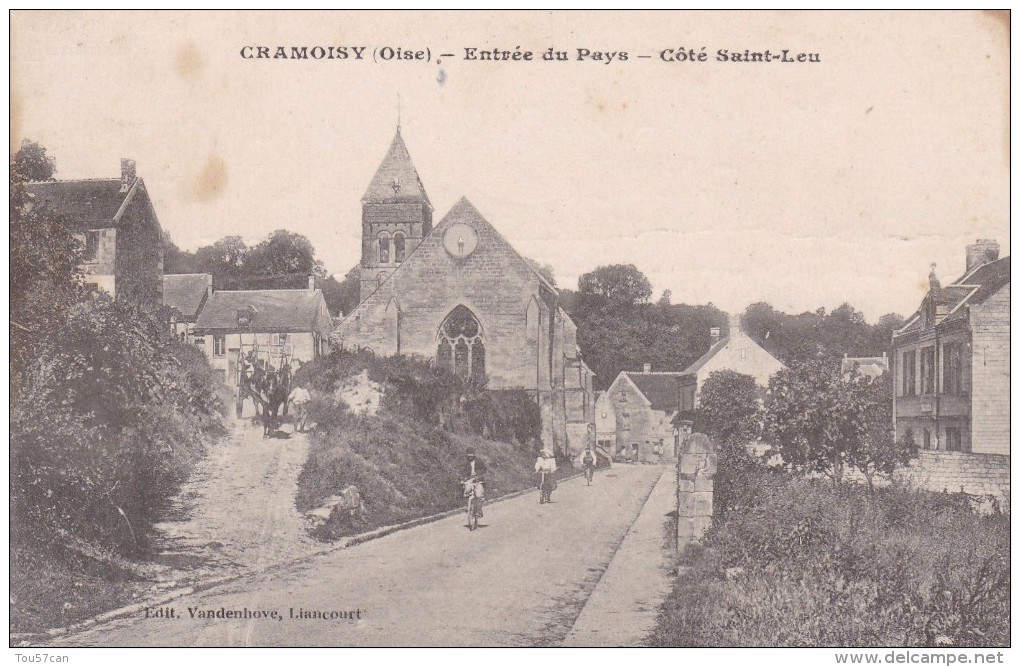 CRAMOISY - OISE -  (60)  -  CPA ANIMEE 1918. - Autres & Non Classés