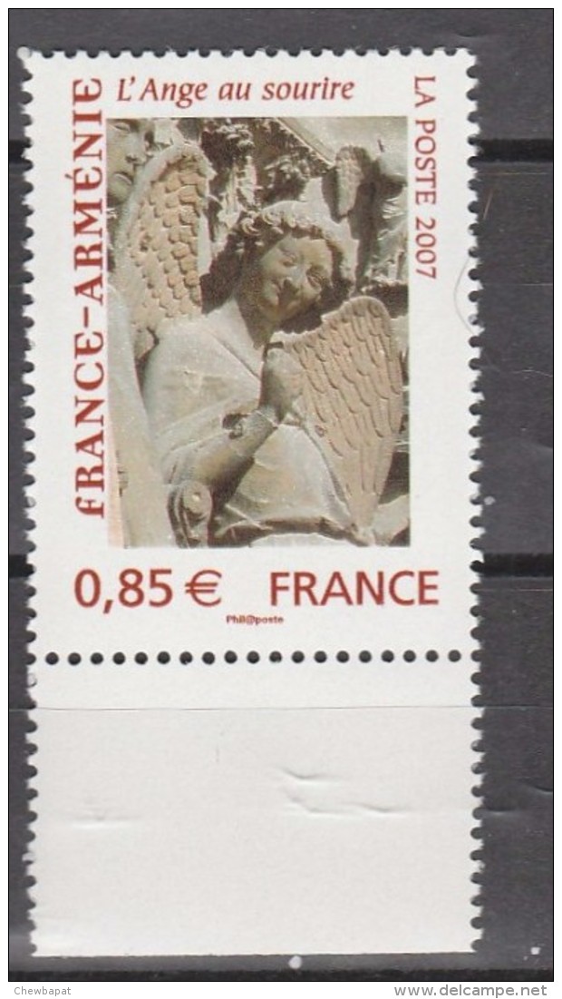 France 2007 - Y & T - Neuf - N° 4059  - France-Arménie - L'Ange Au Sourire - Nuevos