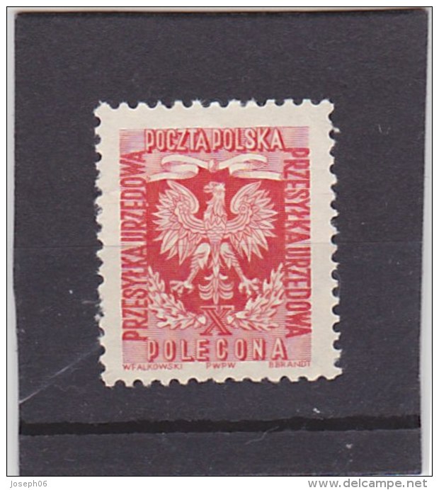 POLOGNE   Service  1954   Y. T.  N° 29   NEUF** - Service