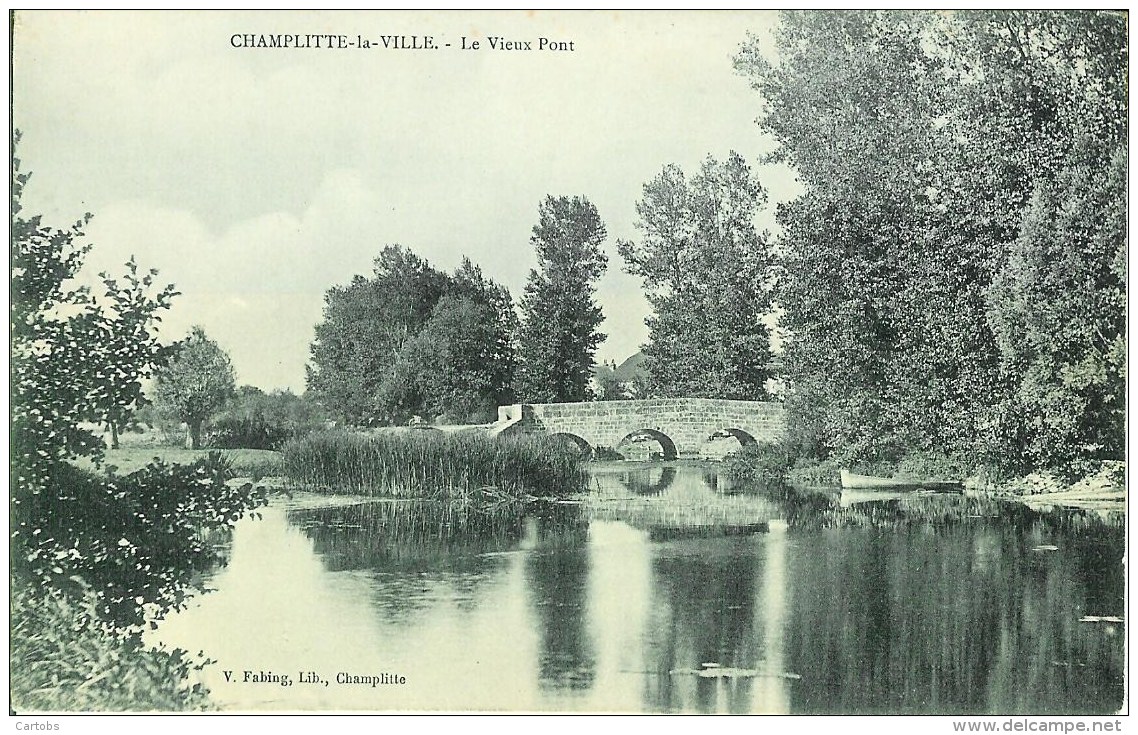 70 CHAMPLITTE-la-VILLE  Le Vieux Pont - Autres & Non Classés