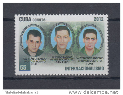 2012.86 CUBA MNH 2012 HEROES DEL MINISTERIO INTERIOR Y LA SEGURIDAD DEL ESTADO. SPY. ESPIONAJE. - Unused Stamps