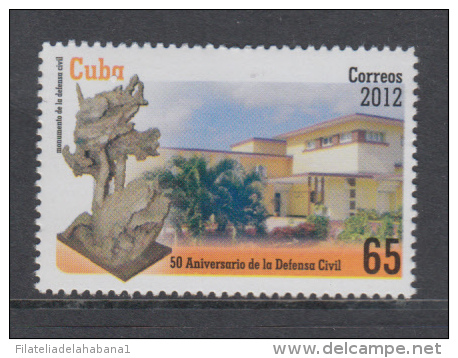 2012.10 CUBA 2012 MNH 35 ANIV DEFENSA CIVIL - Neufs