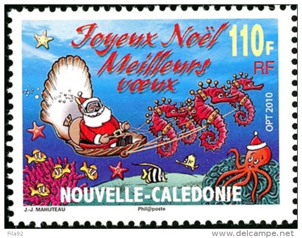 Joyeux Noël - Meilleurs Vœux 2010 - Unused Stamps