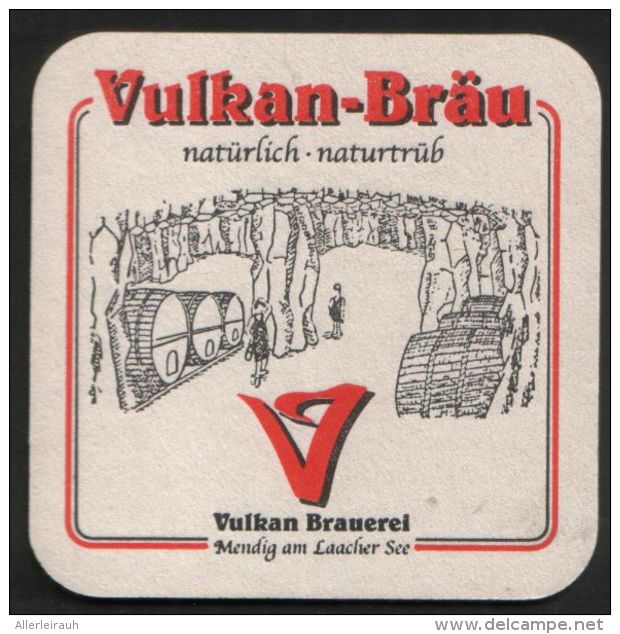 BIERDECKEL / BEER MAT / SOUS-BOCK: Vulkan Bräu - Sous-bocks