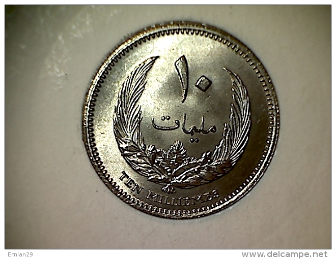 Libye 10 Millièmes 1965 TTB - Libya