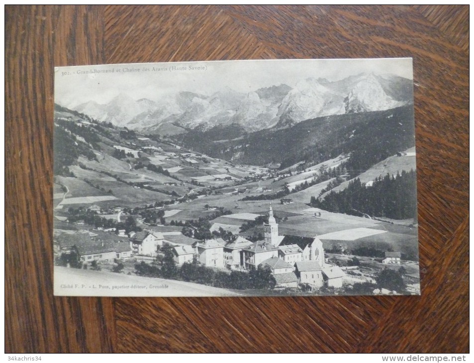 CPA 74 Haute Savoie  Grand Bornan Et Chaîne Des Aravis - Sonstige & Ohne Zuordnung