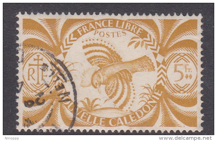 New Caledonia SG 278 1942 Free French Issue 5 F Yellow Used - Usados