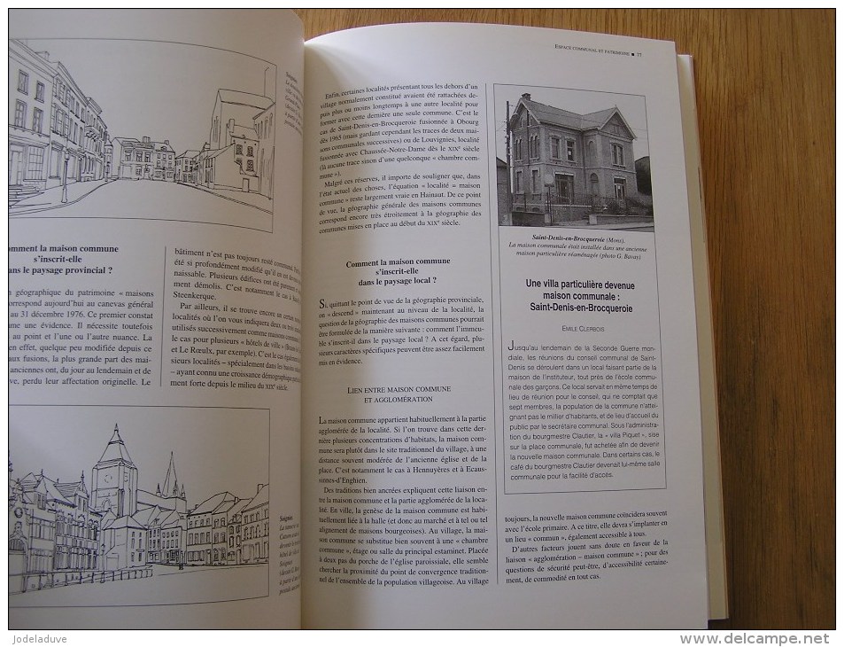 HÔTELS DE VILLE ET MAISONS COMMUNALES EN HAINAUT Régionalisme Architecture Ogy Mons Ath Fleurus Rance Charleroi Braine