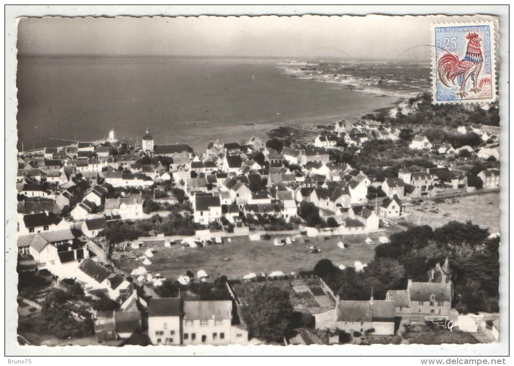 44 - PIRIAC-SUR-MER - Le Camping Et Vue Générale - Gaby 12 - 1966 - Piriac Sur Mer