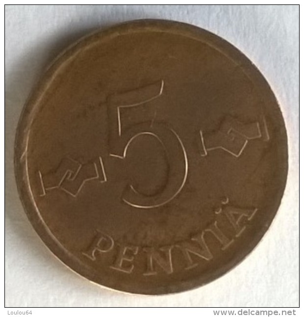 Monnaie - Finlande - 5 Pennia 1973 - - Finlande