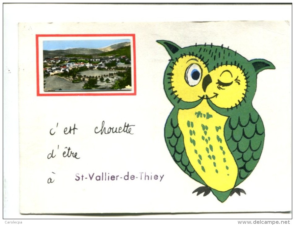 CP - SAINT VALLIER DE THIEY (06) Carte Humoristique - Autres & Non Classés