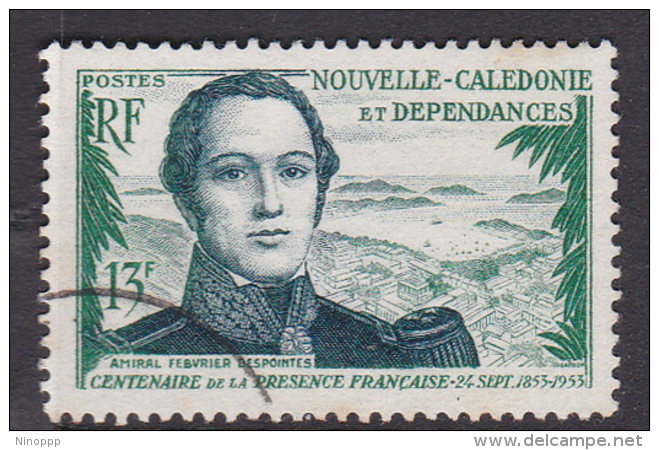 New Caledonia SG 334 1953 French Administration Centenary, 13F Admiral Despointes Used - Usados