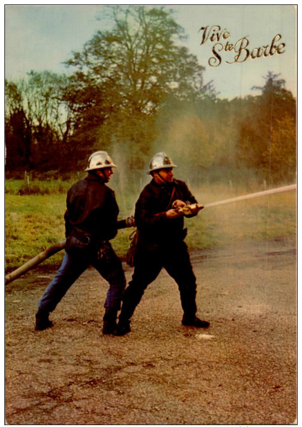 POMPIERS   / SAINTE  BARBE LOT  1573 - Firemen