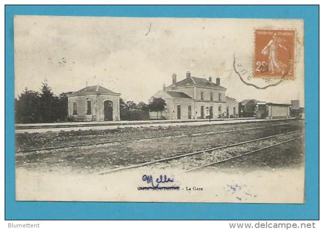 CPSM - Chemin De Fer La Gare De CHEF-BOUTONNE 79 - Chef Boutonne