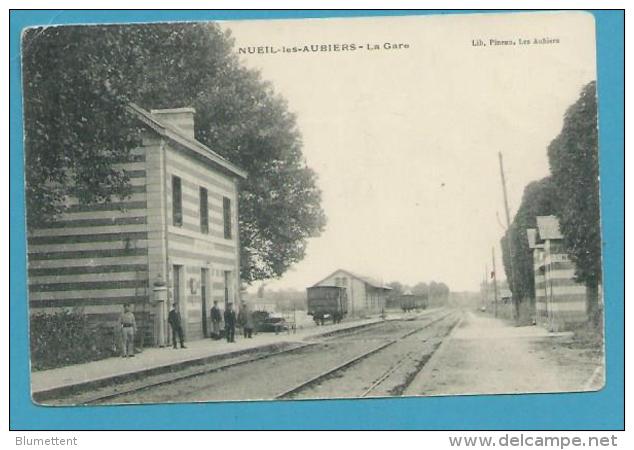 CPA- Chemin De Fer La Gare De NUEIL-LES-AUBIERS 79 - Other & Unclassified