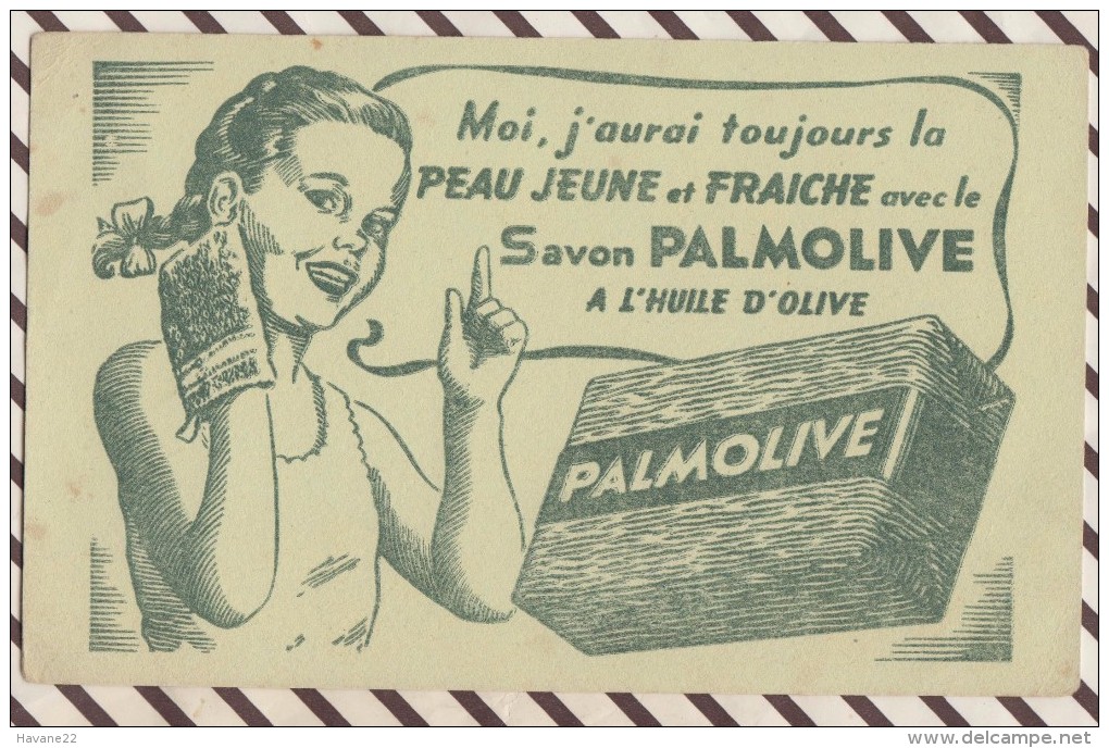 276  BUVARD SAVON PALMOLIVE    18 X 11 CM - Parfums & Beauté