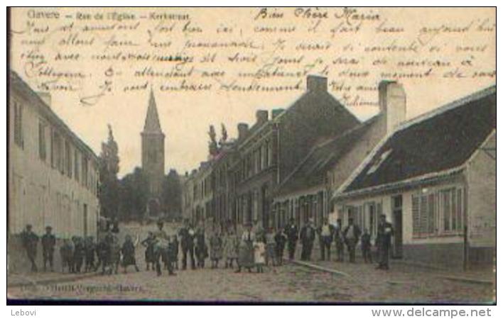 GAVERE « Rue De L’Eglise - Kerkstraat » - Uitg. D’Hondt-Vergucht, Gavere (1905) - Oblitération De GAVERE - Gavere