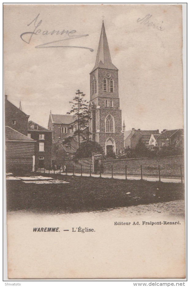 (4271D) Waremme L'Eglise 1905 - Waremme