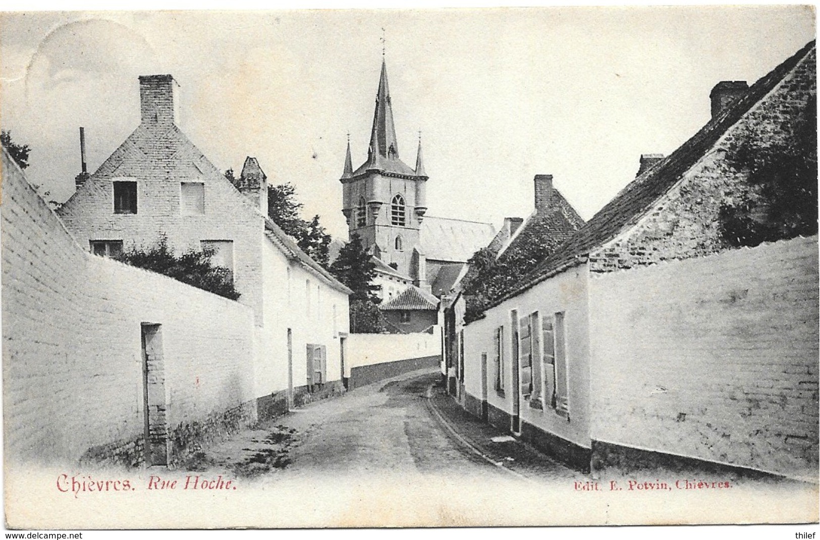 Chièvres NA3: Rue Hoche 1909 - Chièvres