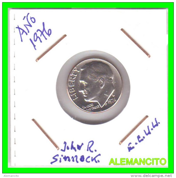 UNITED STATES OF AMERICA   ONE DIME   AÑO 1976-D - Centraal-Amerika