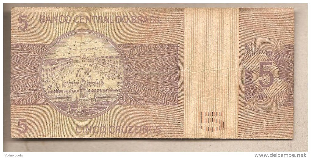 Brasile - Banconota Circolata Da 5 Cruzeiros P-192c - 1974 - Brazilië