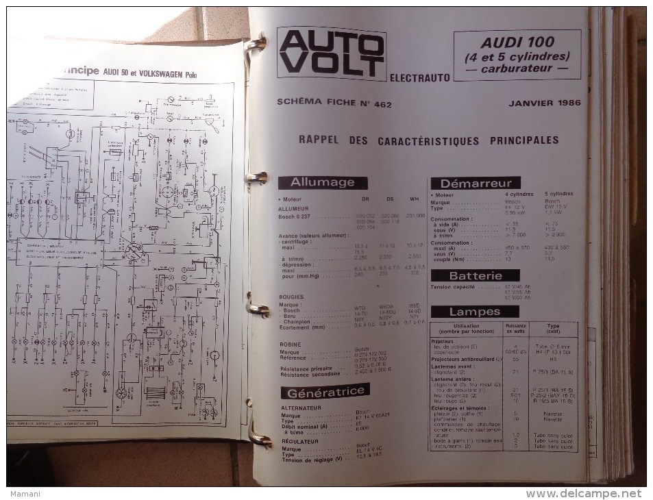 93 Schemas Et Fiches -auto-volt Electrauto - 1970 Et 1980 Voiture  Peugeot-bmw-renault-volvo Citroen Etc...pour Garage - Autres Plans