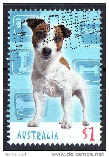 Australia 2004 Cats &amp; Dogs $1 Edward Jack Russell Used  SG 2439 - Gebraucht