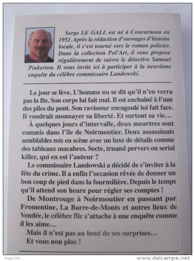 VAGUES A LAMES A NOIRMOUTIER Par SERGE LE GALL  éditions  BARGAIN  Policier - Autres & Non Classés