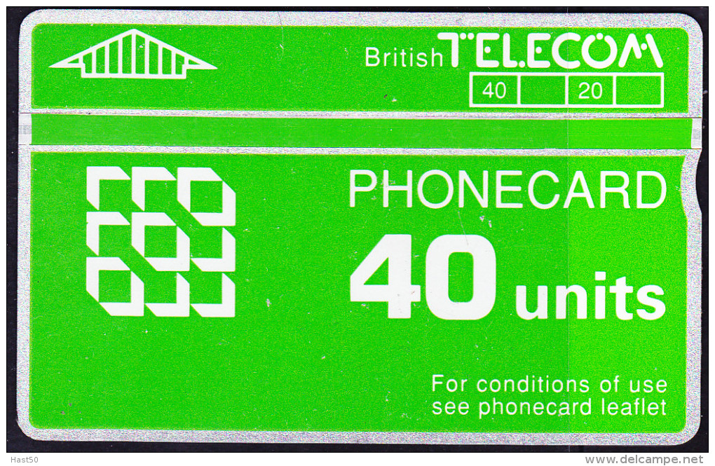 Großbritannien Great Britain Grande-Bretagne -  Britsh TELECOM Phonecard 40 Units - Gebraucht Used - BT Edición Definitiva