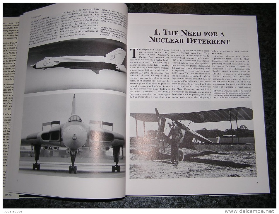 THE VULCAN STORY Tim Laming Manual Aircraft Aviation Avion Avro Jet British Aérospace Squadron Bombers Great Britain - Transportation