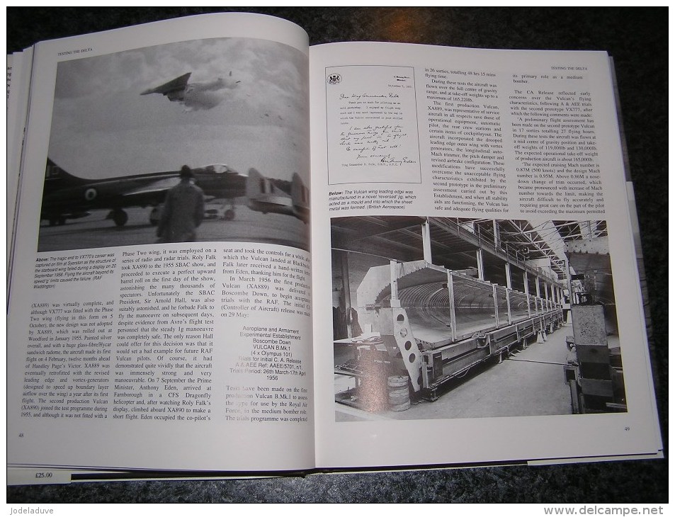 THE VULCAN STORY Tim Laming Manual Aircraft Aviation Avion Avro Jet British Aérospace Squadron Bombers Great Britain