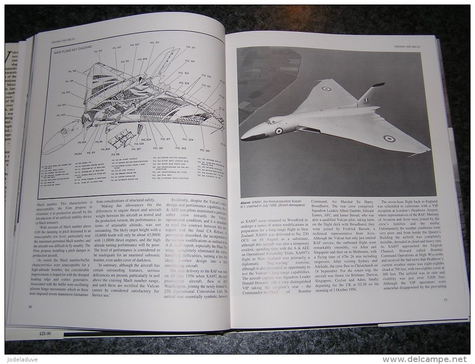 THE VULCAN STORY Tim Laming Manual Aircraft Aviation Avion Avro Jet British Aérospace Squadron Bombers Great Britain