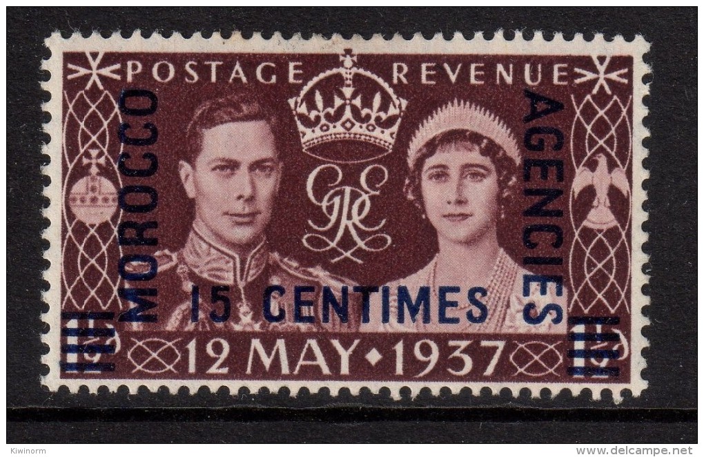 MOROCCO AGENCIES (French Cy) 1937 Coronation Omnibus - Mint Hinged - MH * - 5B807 - Postämter In Marokko/Tanger (...-1958)