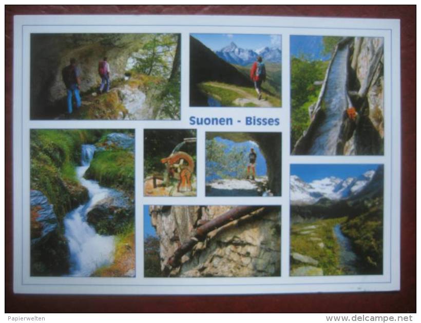 (Ausserberg) (VS) - Mehrbildkarte "Suonen - Bisses" - Ausserberg