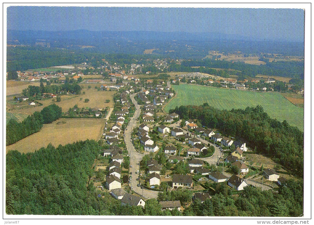 CPM  87   RILHAC RANCON         VUE AERIENNE     RESIDENCE CROIX DU SUD     CITE ENVIRONNEE DE BOIS - Rilhac Rancon