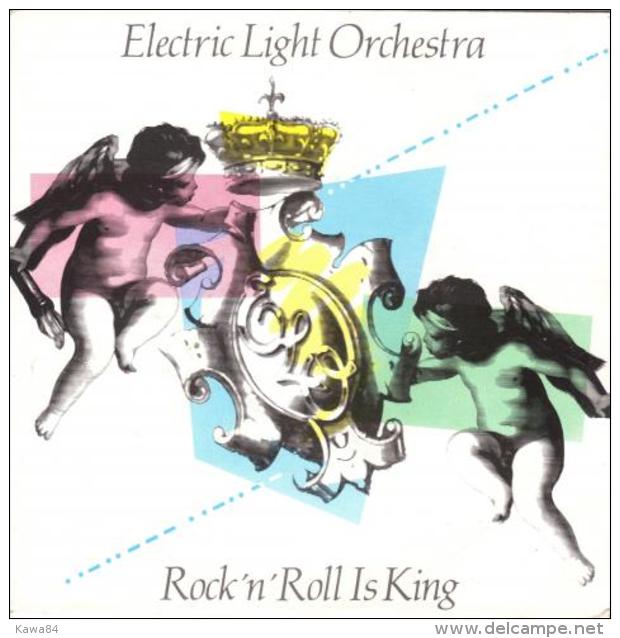 SP 45 RPM (7")  Electric Light Orchestra  "  Rock'n'roll Is King  "  Hollande - Rock