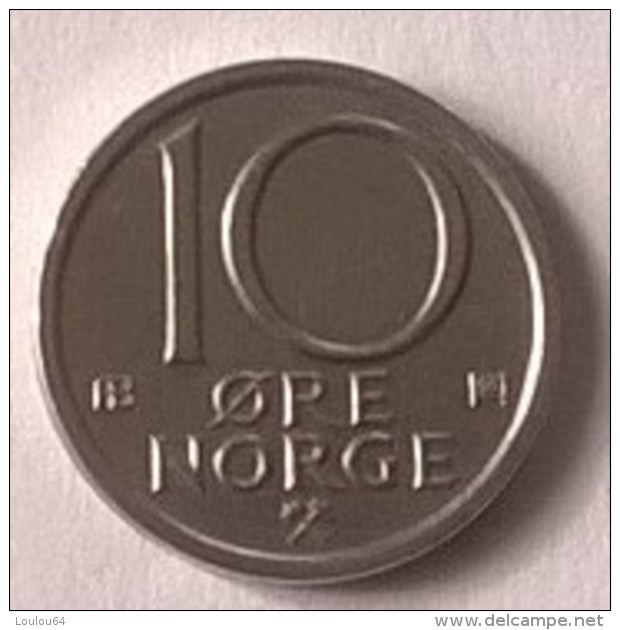 Monnaie - Norvège - 10 Ore 1976 - Superbe - - Norvège