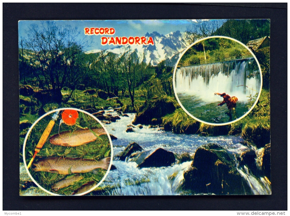 ANDORRA  -  Angling And Multi View  Used Postcard As Scans - Andorra