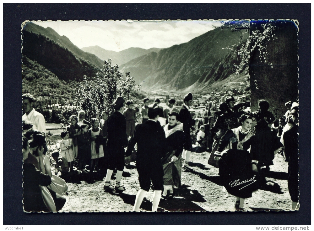 ANDORRA  -  Les Escaldes  Dance Typical Of Santa Anna  Used Postcard As Scans - Andorra