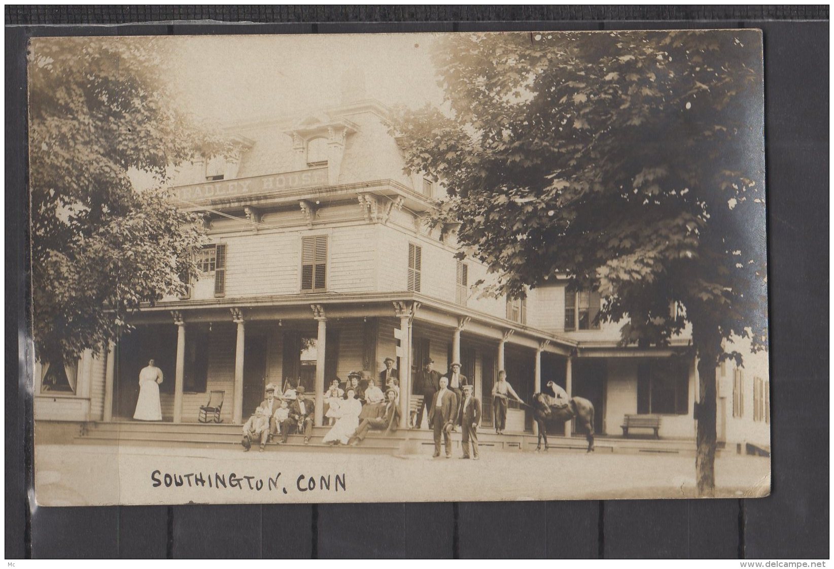 Etats Unis - Southington - Bradley House - Carte Photo Animée - Hartford