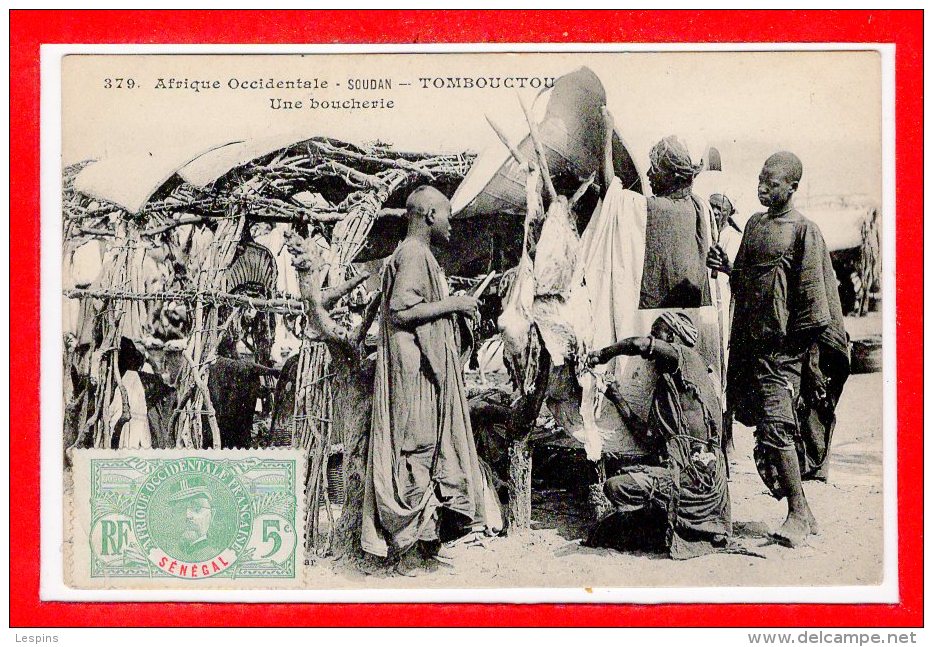 SOUDAN -- Tombouctou --  Une Boucherie - Soudan